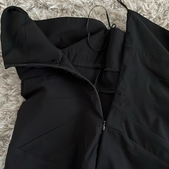ZARA BLACK TUBE MINI DRESS STRAPLESS - Picture 7 of 10